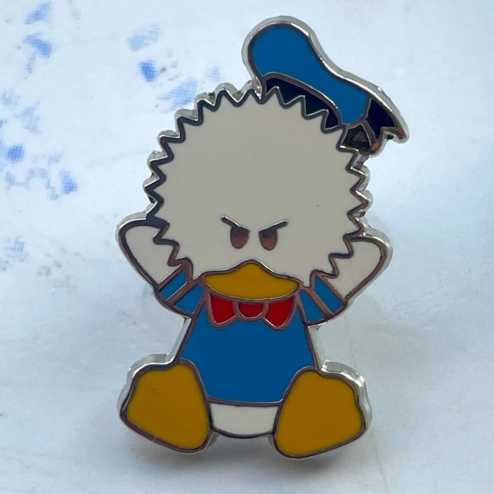 Disney White Blue Yellow Red Baby Donald Enamel Pin